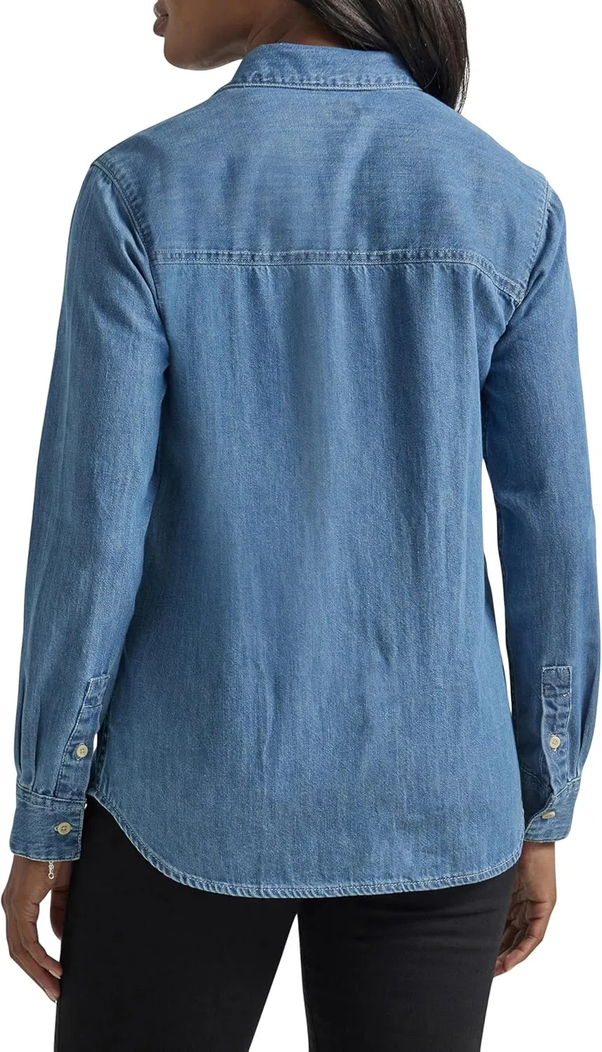 Lee Women's Legendary Long Sleeve All Purpose Button Down Shirt