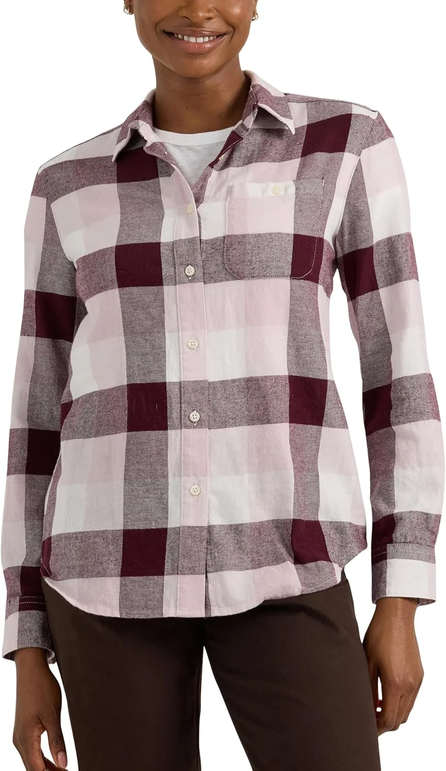 Lee Women's Legendary Long Sleeve All Purpose Button Down Shirt
