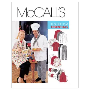 M2233 Unisex Jacket Shirt Apron Pants Neckerchief & Hat