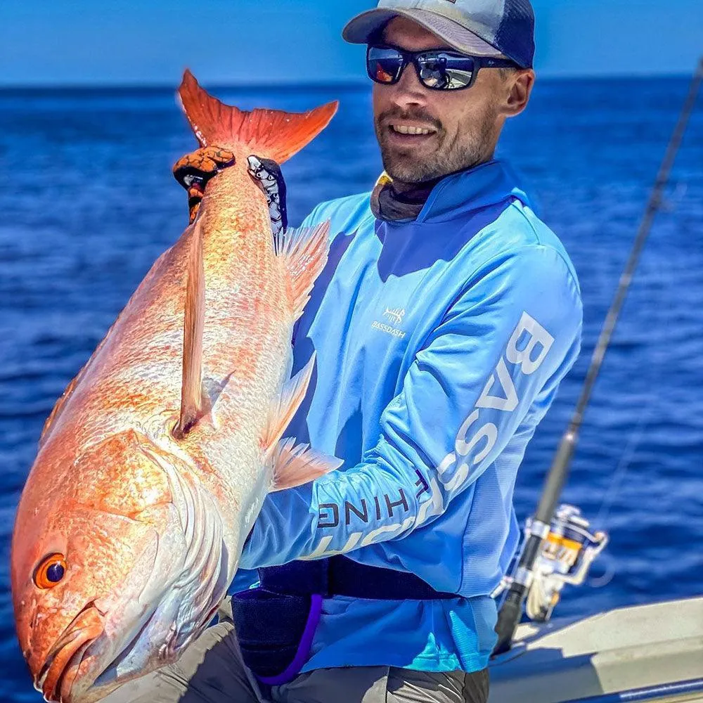 Men’s UPF 50  Sun Long Sleeve Fishing Hoodie FS03M