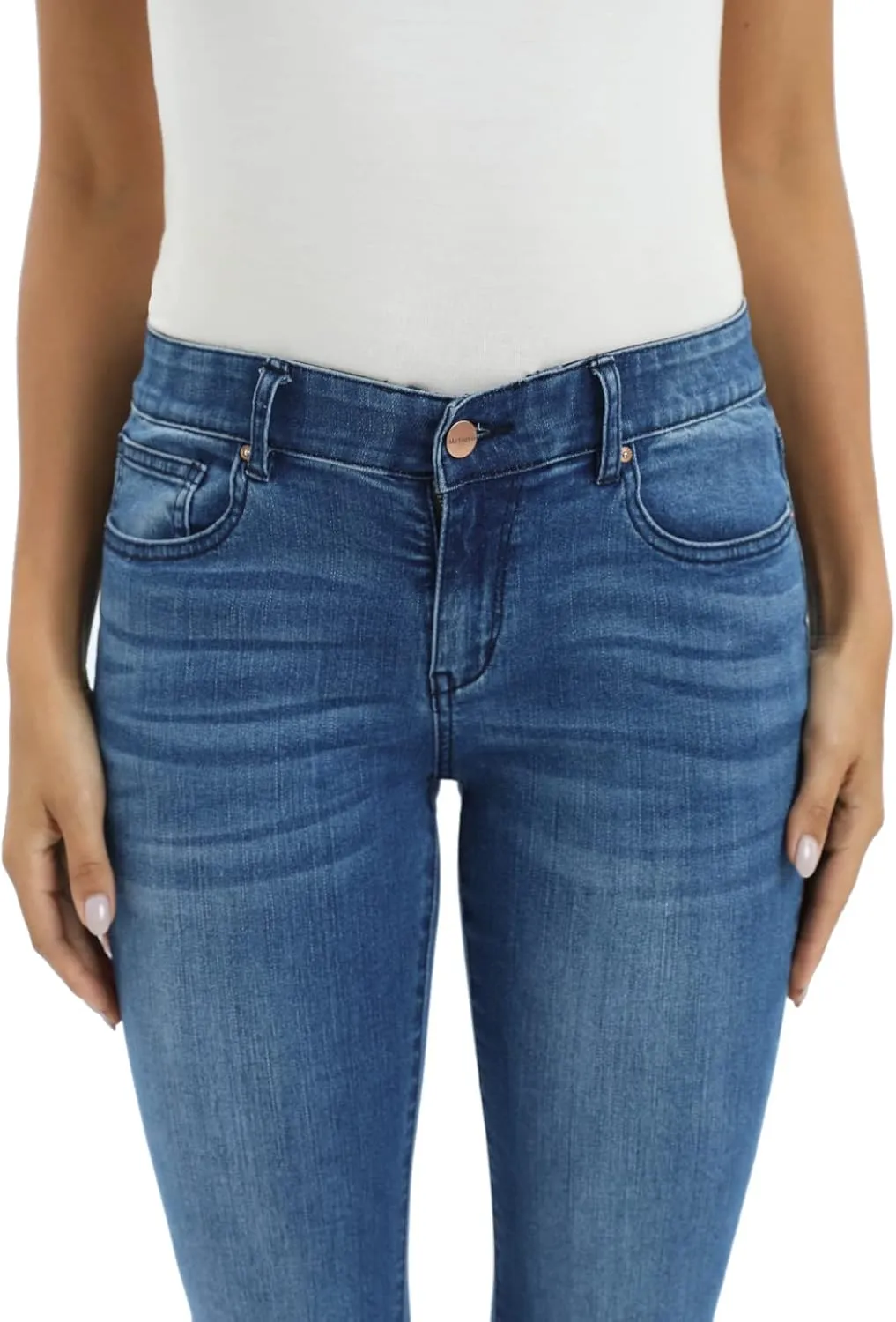 MetHera Women's Le Mel Classic Stretch Curvy Bootcut Jeans