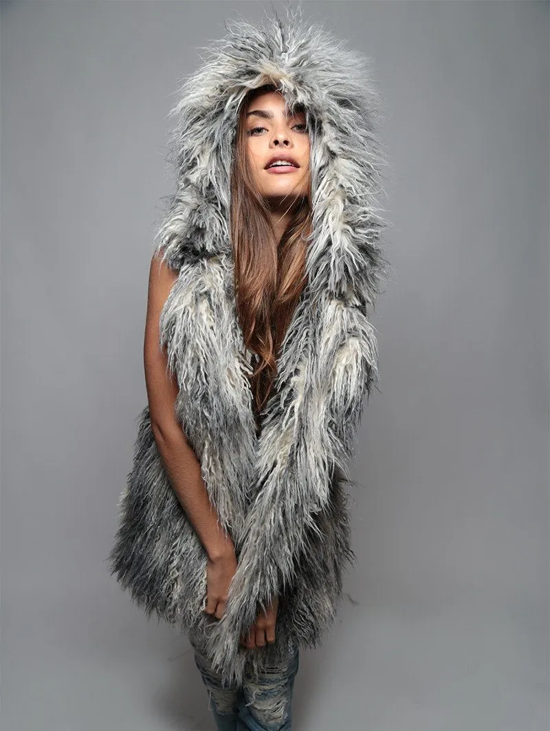 Mongolian Alpaca Vest SpiritHood