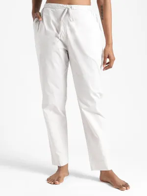 Natural Dyed Slim Fit Pants Ash Grey