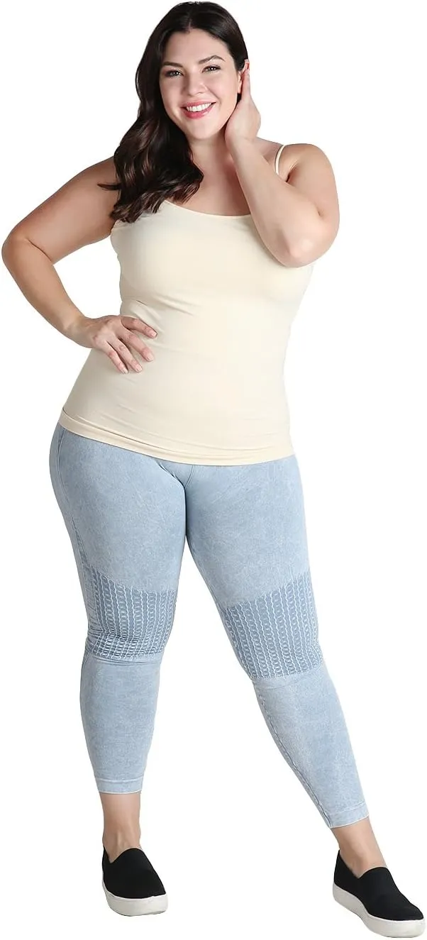 NIKIBIKI Women Seamless Premium Classic Camisole, Made in U.S.A, Plus Size