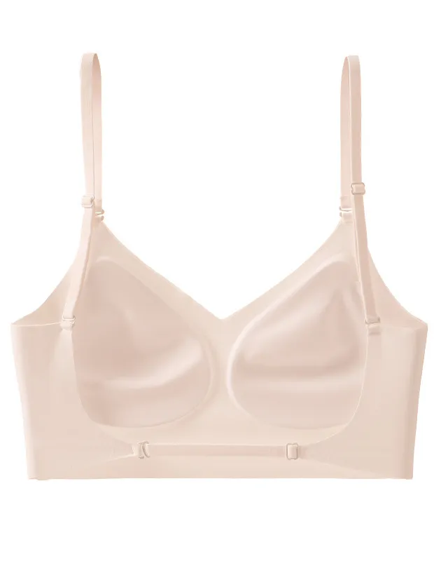 Pankh Onyx Wireless Seamless Padded Low Back Bra