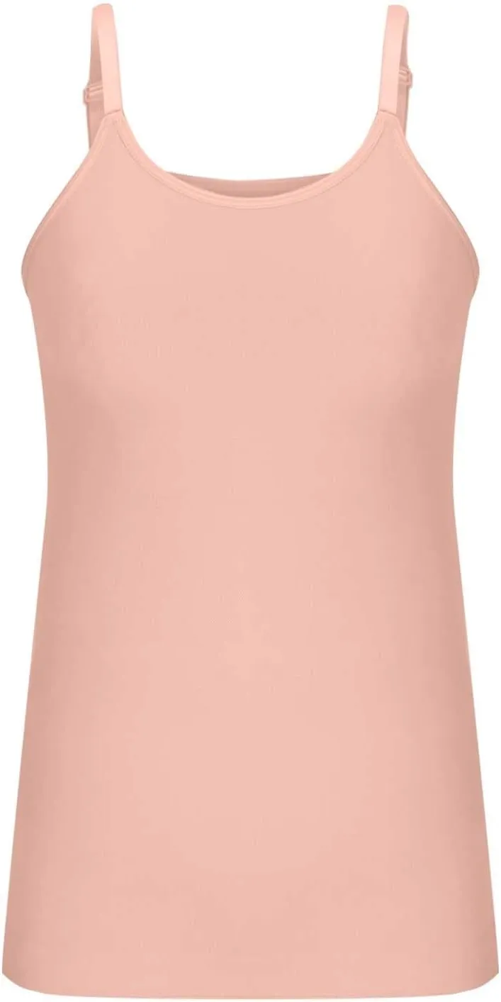 Plus Size Long Cami Tunic Tank Tops for Women Seamless Classic Camisole Ladies Adjustable Spaghetti Strap Tops