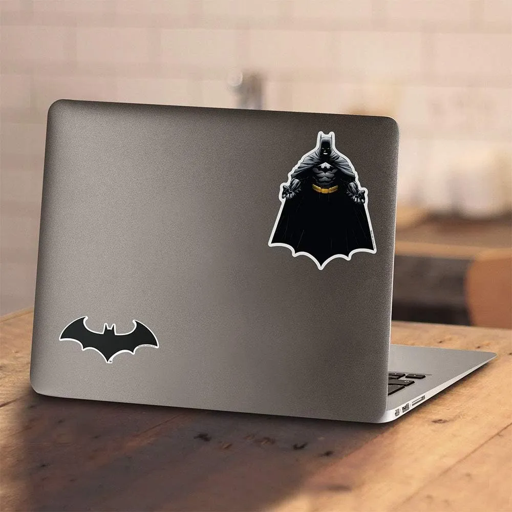 Popfunk Classic Batman Bat Hush Logo Pull-Over Hoodie Sweatshirt
