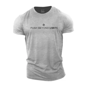 Push Beyond Limits Graphic Men's Fitness T-shirts