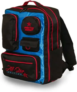 Roto Grip Topliner Competitor Backpack - Black/Red/Blue