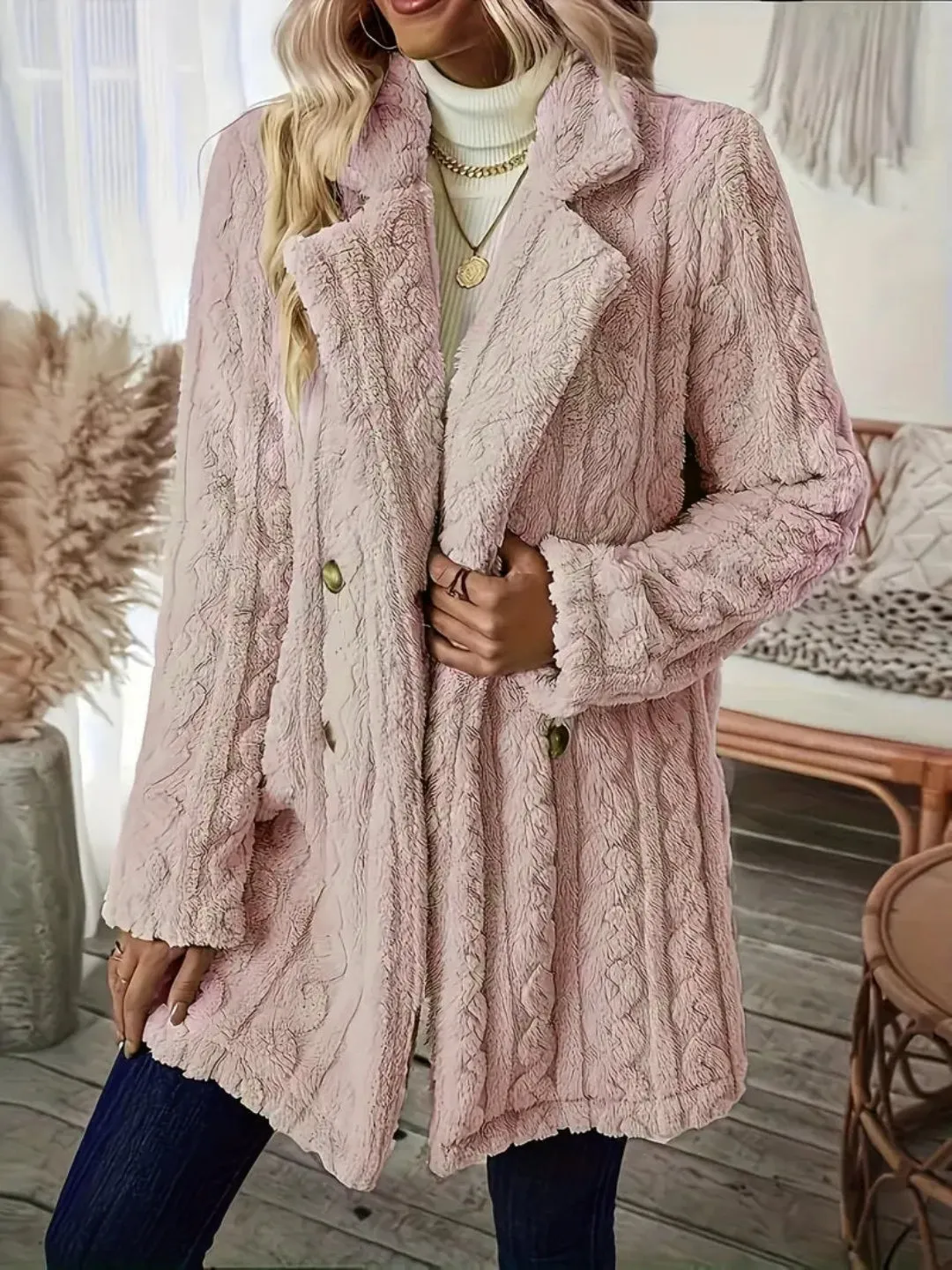 Seraphina - Textured Winter Coat