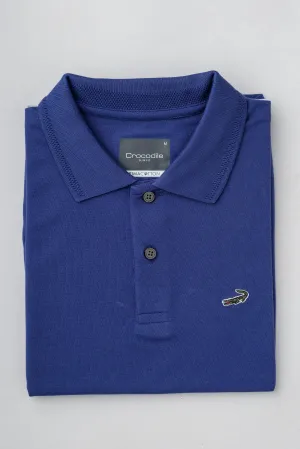 Slim Fit Short Sleeves - Casual Polo - Navy
