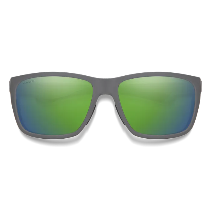 Smith Longfin Matte Cement / ChromaPop Polarized Green Mirror