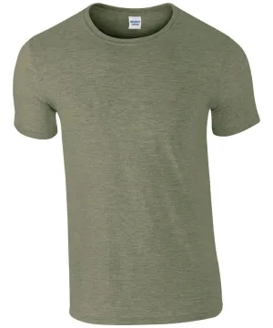 Softstyle adult ringspun t-shirt | Heather Military Green