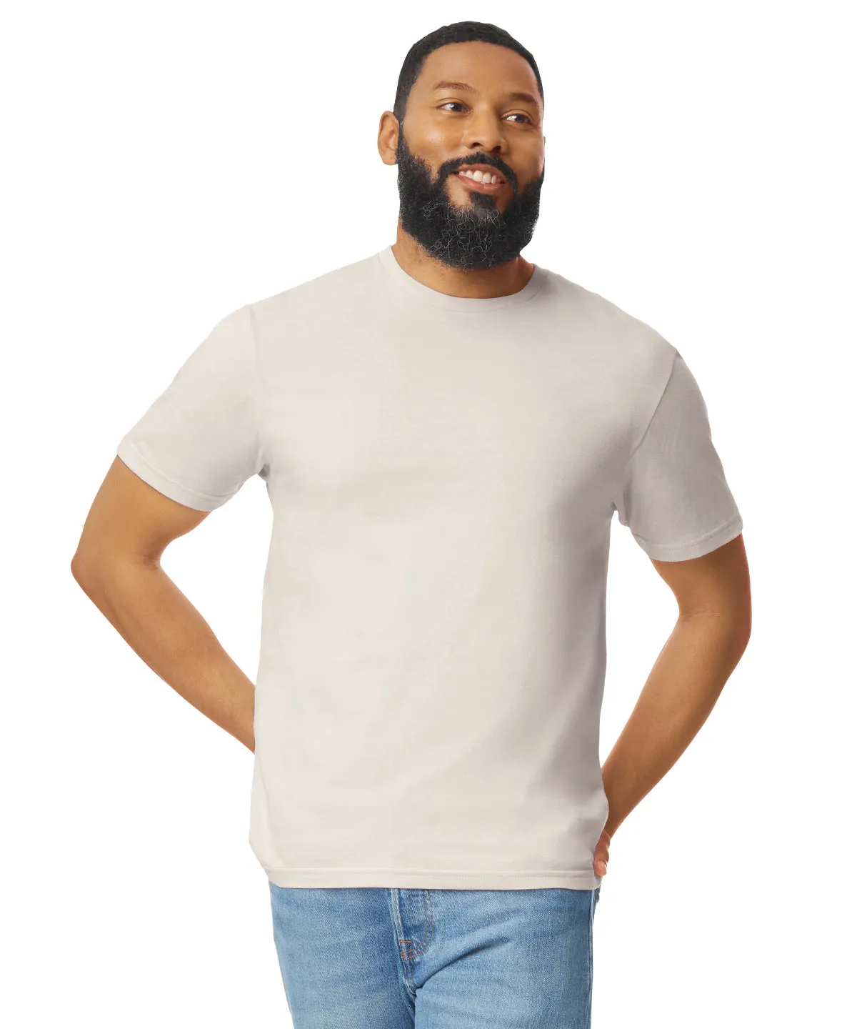 Softstyle adult ringspun t-shirt | Heather Military Green