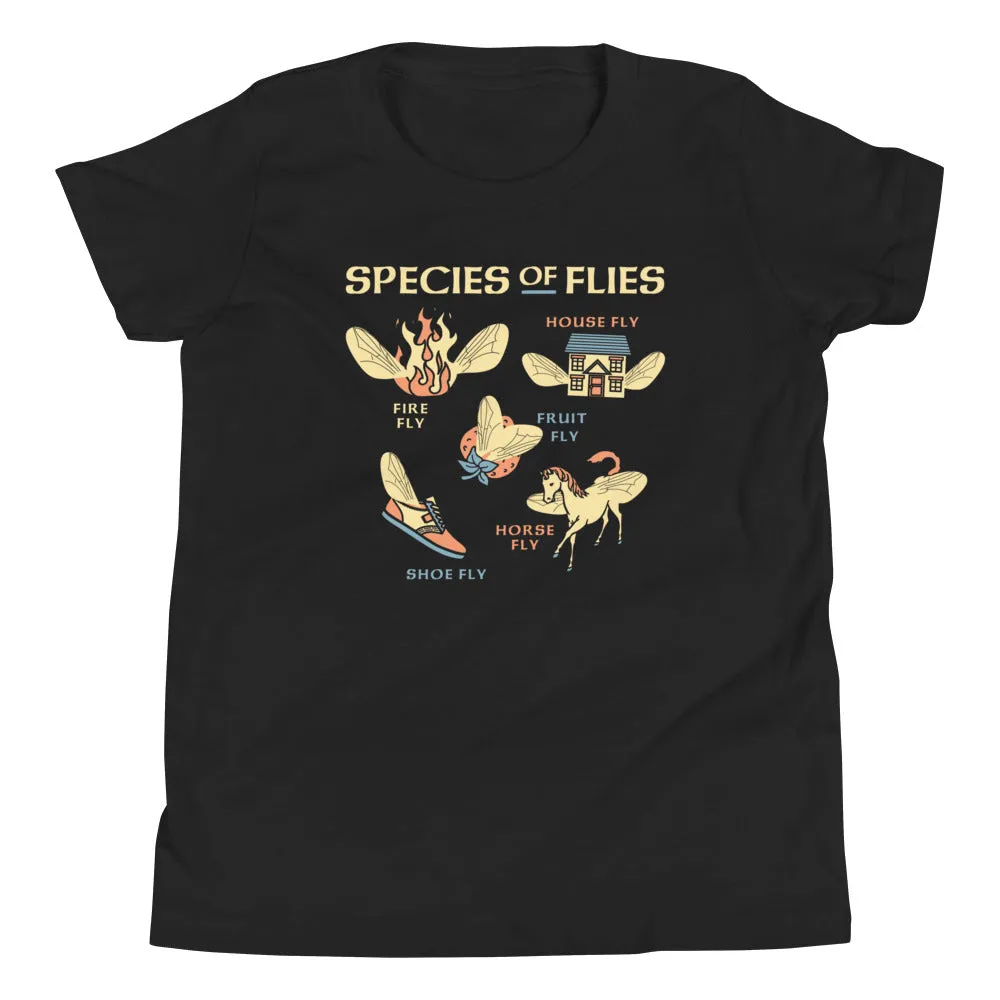 Species Of Flies Kid's Youth Tee