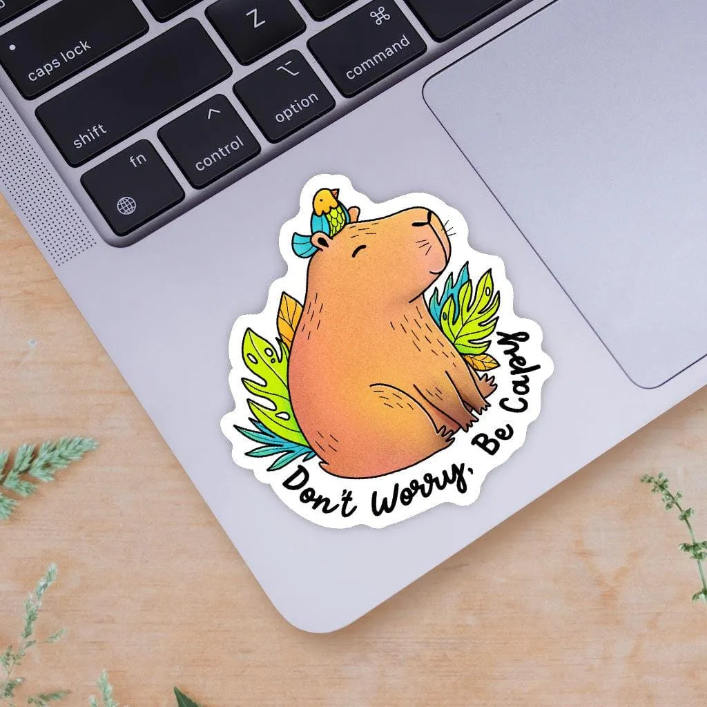 Sticker - Don't Worry Be Capy
