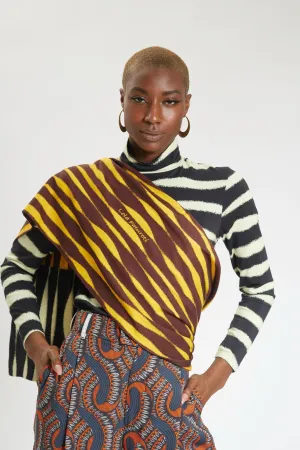 Twillight Horizontal Scarf -  Yellow