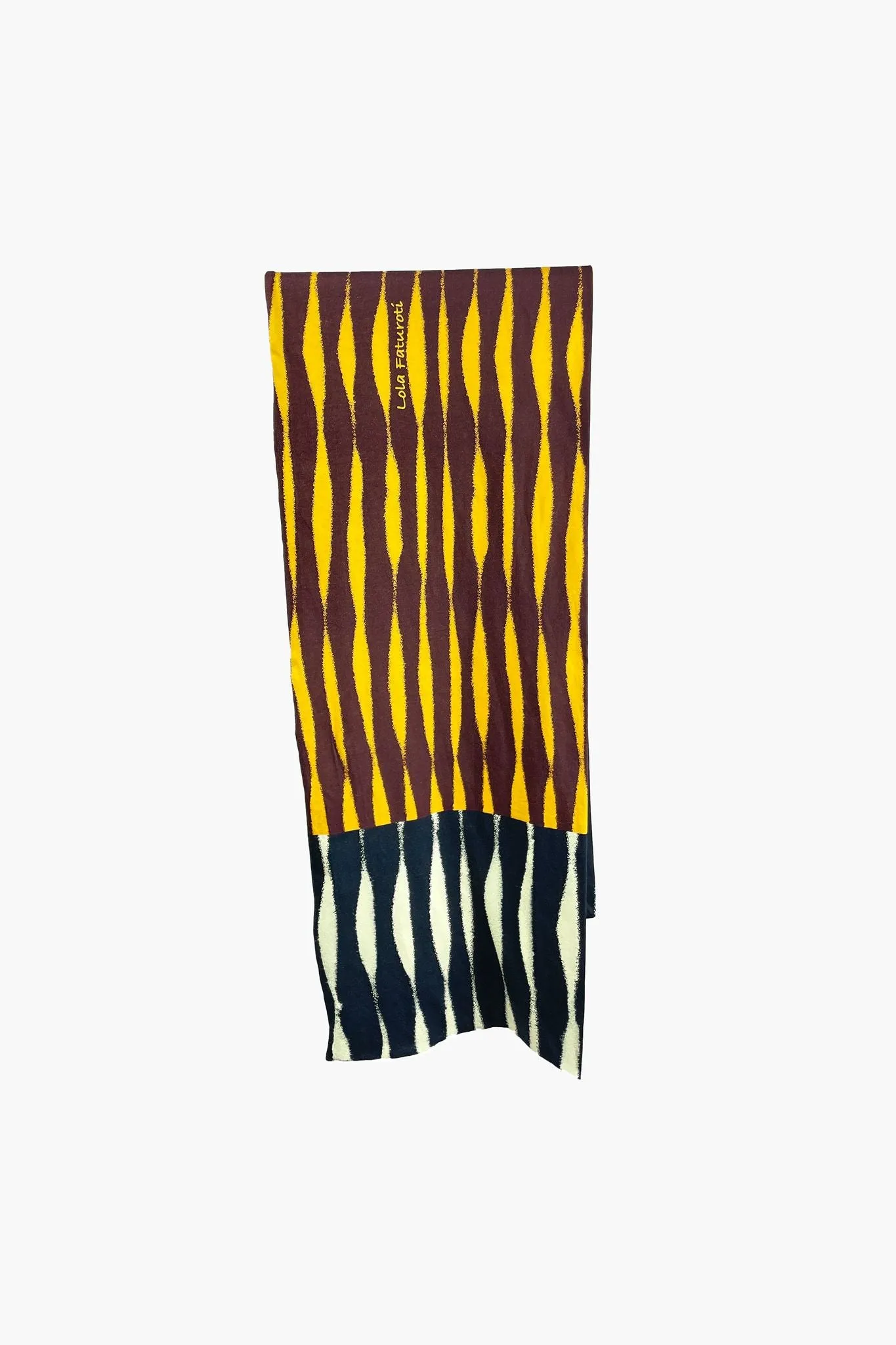 Twillight Horizontal Scarf -  Yellow