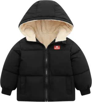 UNICOMIDEA Baby Winter Coat with Hooded Toddler Boys Girls Puffer Jackets for 12M-5T