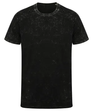 Unisex washed band T | Washed Black