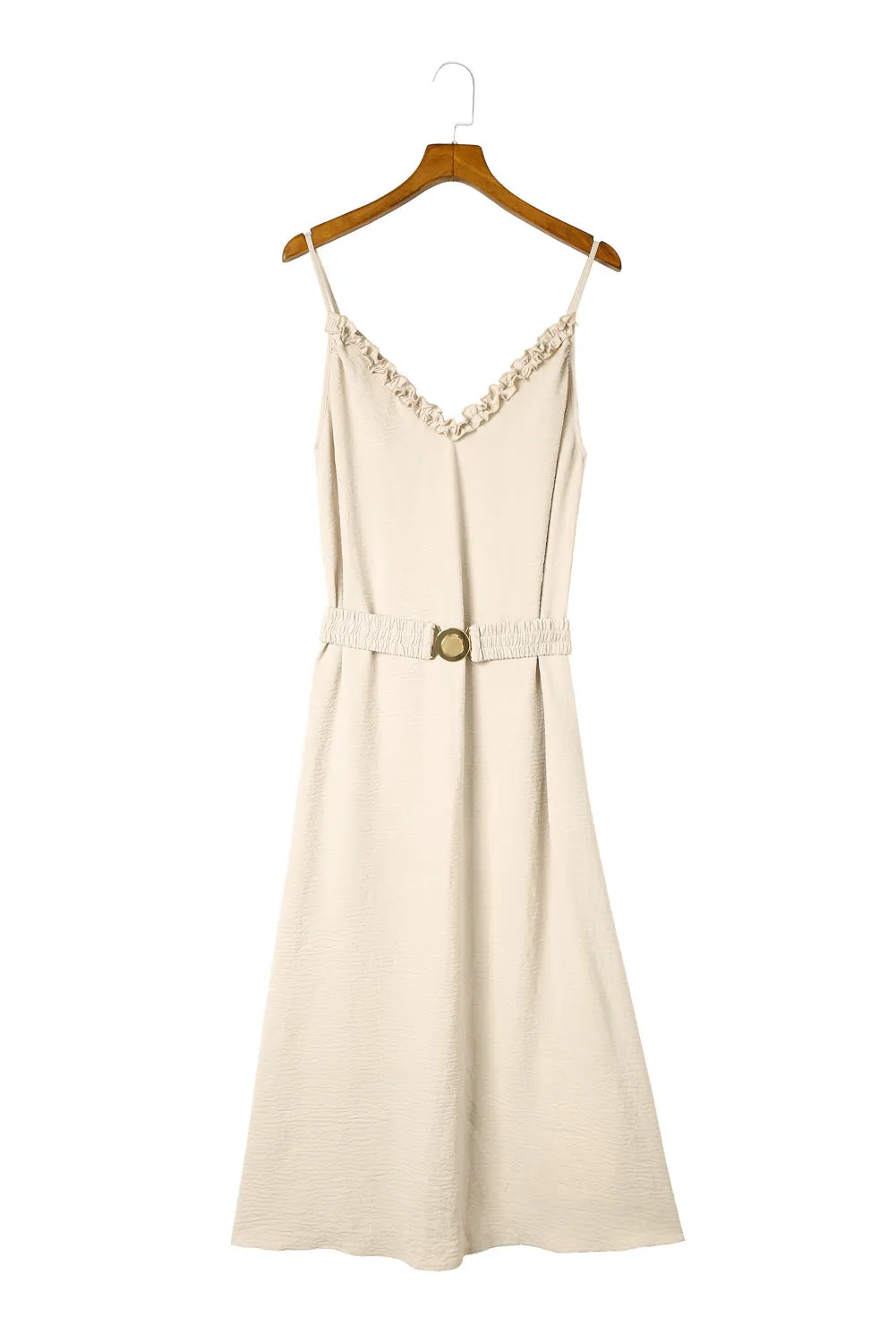 V Neck Sleeveless Maxi Dress