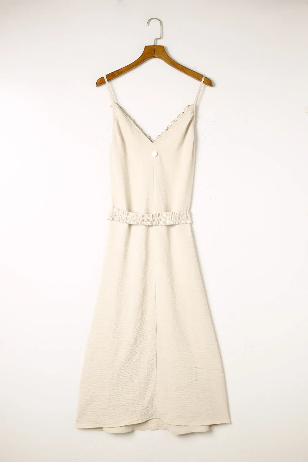 V Neck Sleeveless Maxi Dress