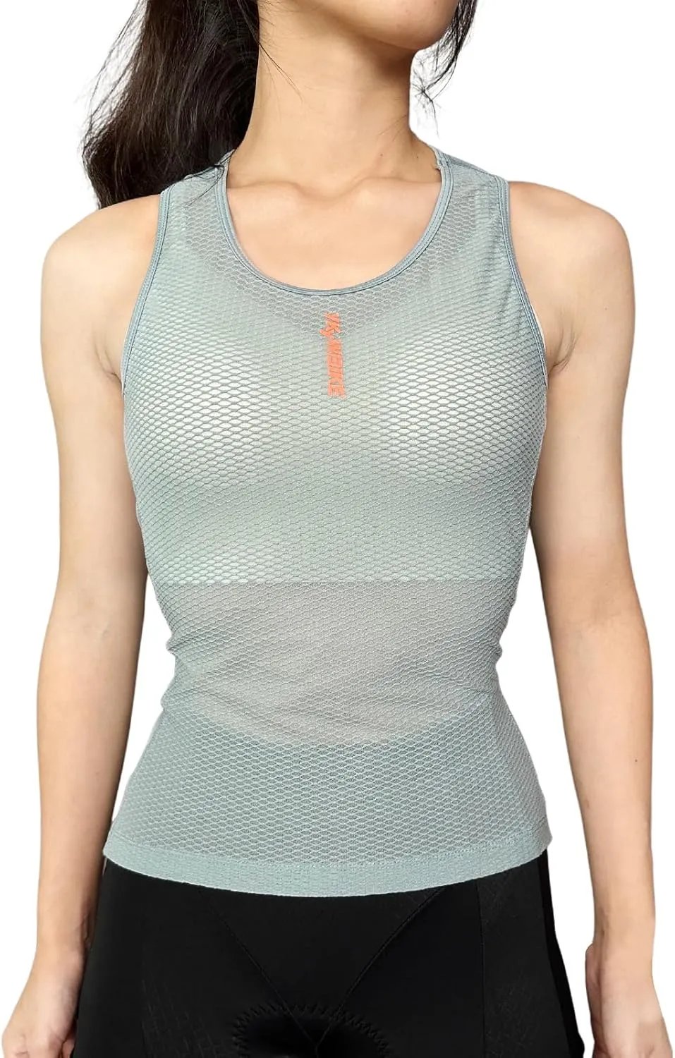 YKYWBIKE Cycling Base Layer Women Quick Dry Sleeveless Cycling Jersey Compression Mesh Undershirt Breathable Biker Shirts